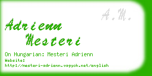 adrienn mesteri business card
